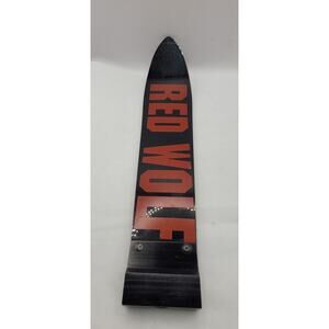 Rare‎ Red Wolf Snowboard Beer Tap Handle